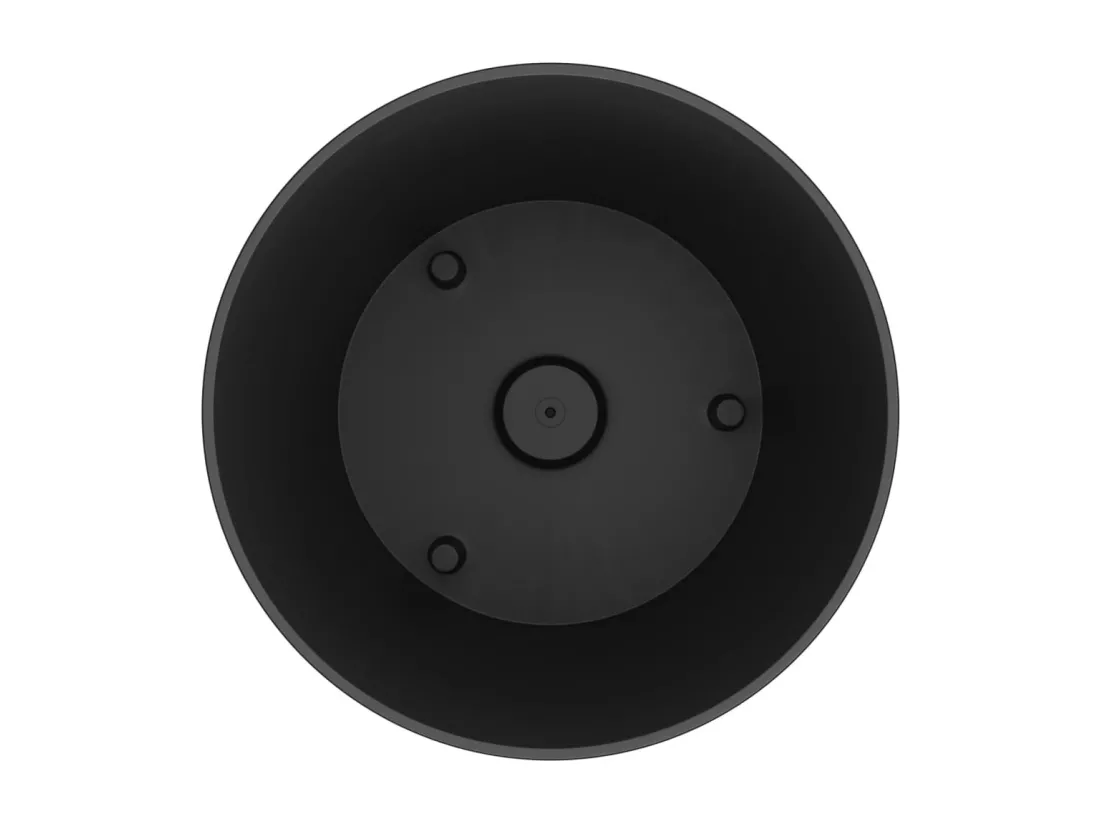 Jardinière et intérieur amovible anthracite 35 /37,5 L rotin PP