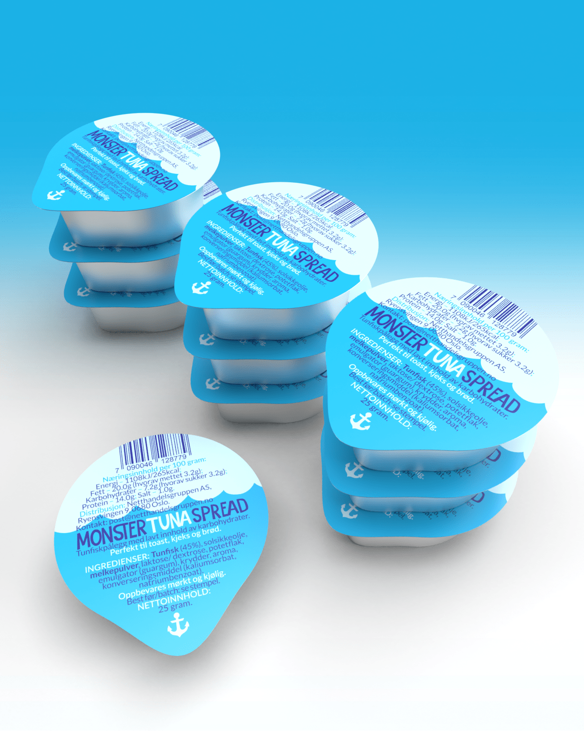 Monster Tuna Spread 10x25g - TIPAKNING!