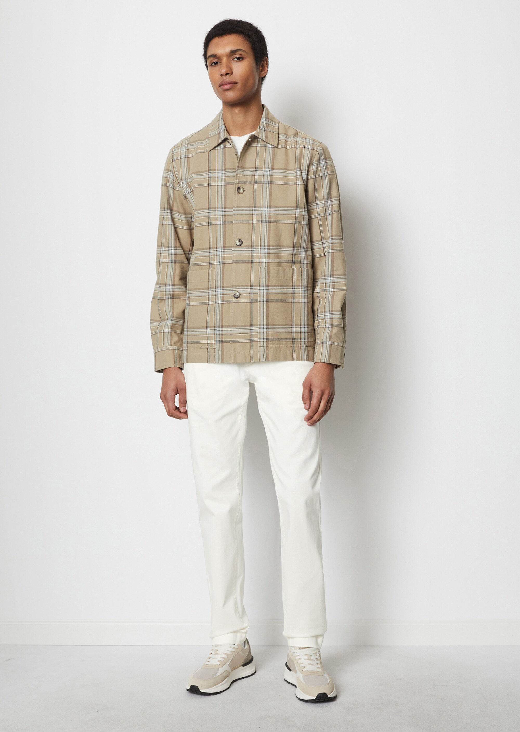 Camp Overshirt aus Bio-Baumwolle und Leinen