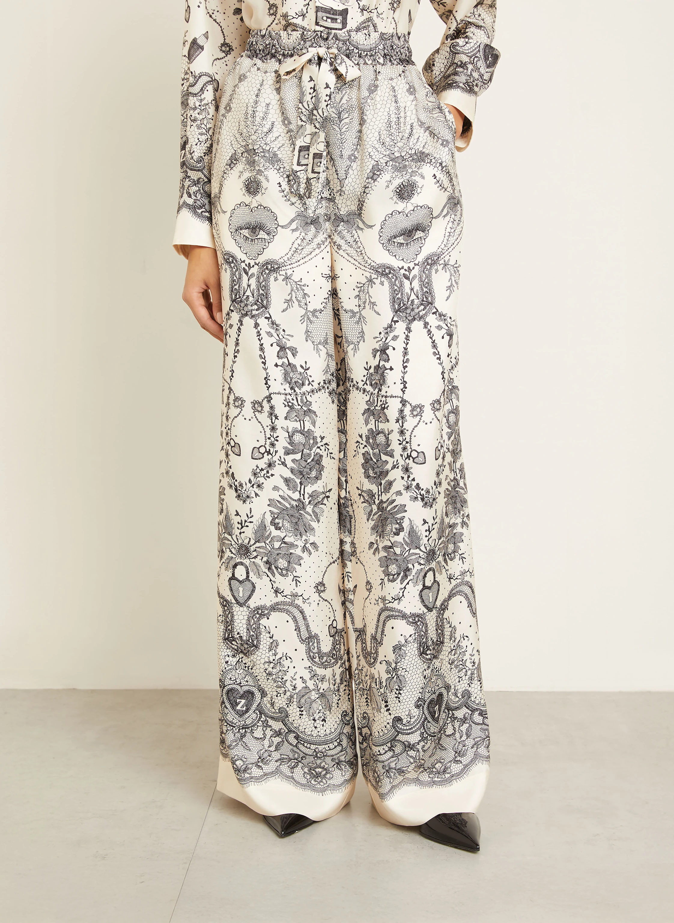 ZIMMERMANN Marlenehose CRUSH aus Seide