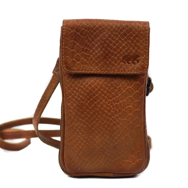 Bear Design Telefoontasje Elske Cognac Phyton