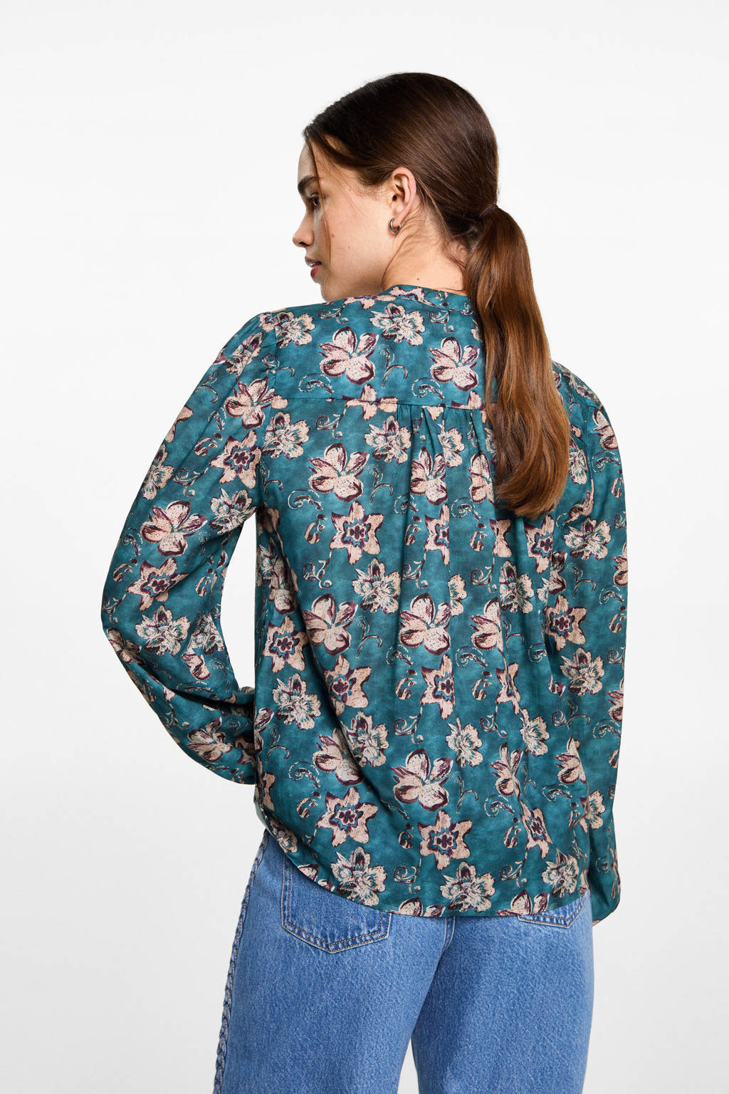 MANGO TEEN blousetop turquoise