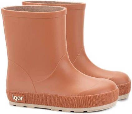 Igor Yogi dk regenlaarzen kids Oranje Rubber Effen 23