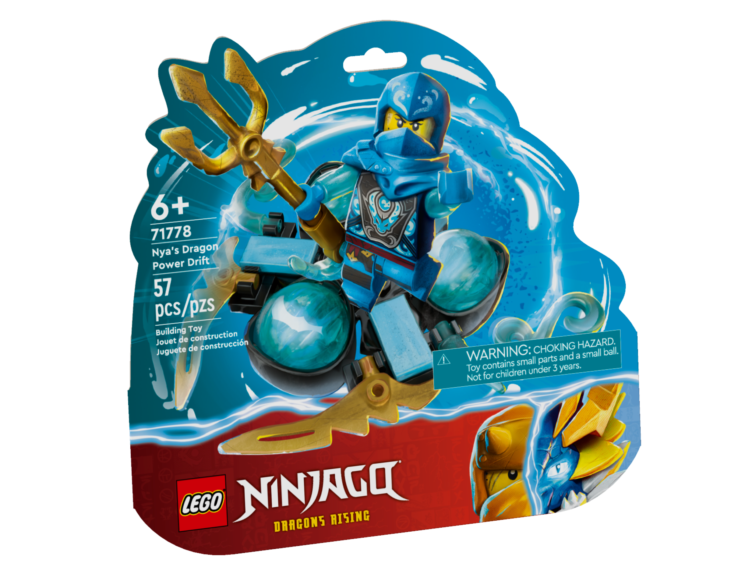 Descarrilamento de Spinjitzu: Poder do Dragão de Nya 71778