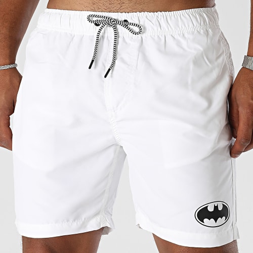 Short De Bain Logo Blanc