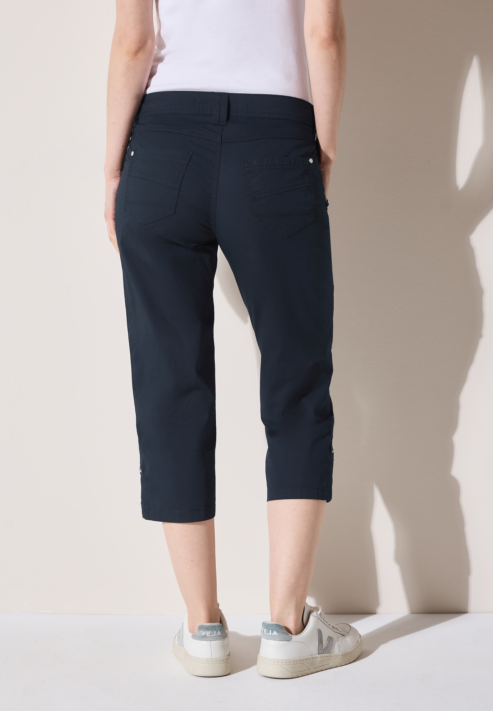 Cecil Caprihose »Style New York«  Sommerhose mit Knopfdetails am Bund