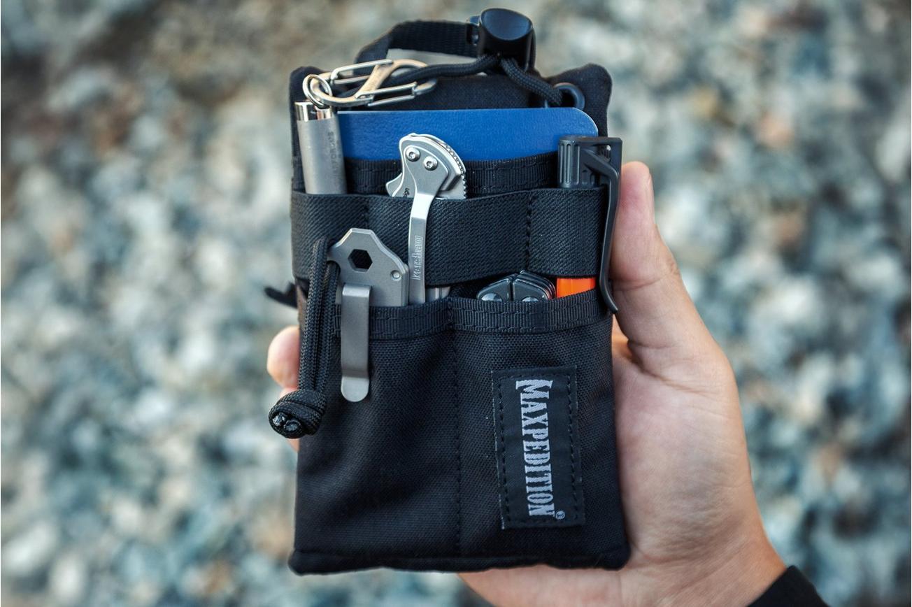 Maxpedition Platy Pocket Organizer 0235B 4x6 Black, pouch