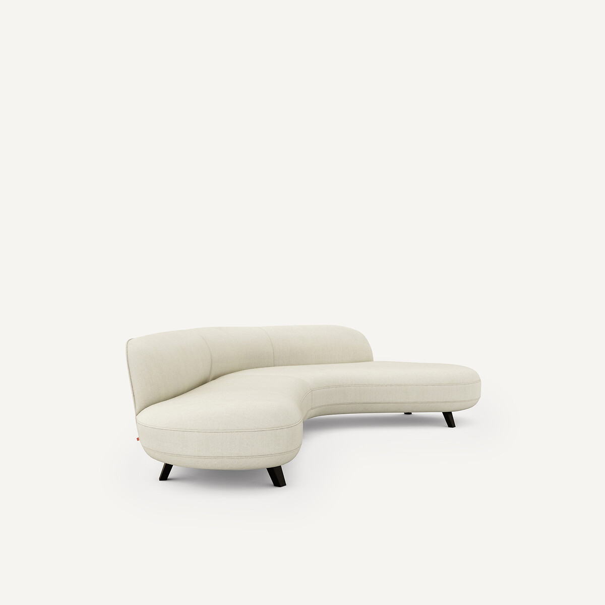 AM.PM<br>Sofá de canto em linho chambray, Rosebury