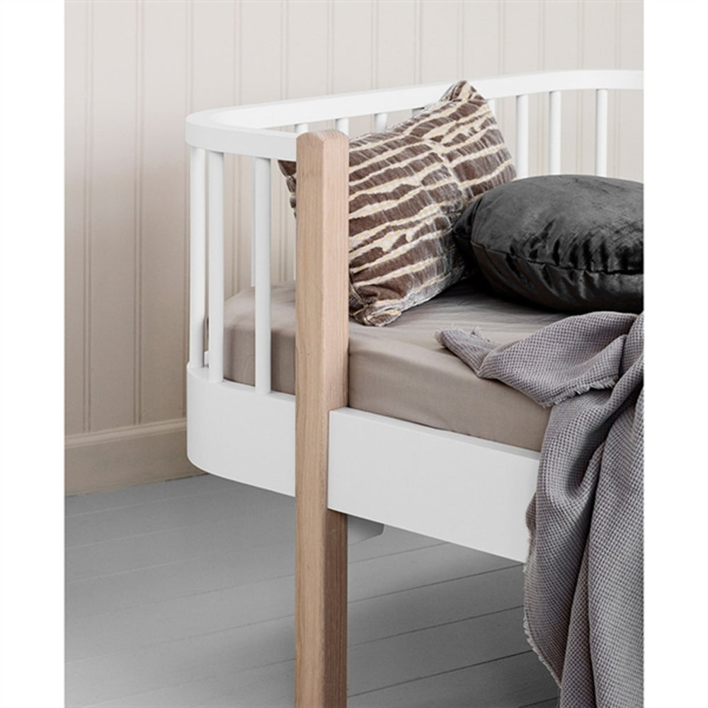 Køb Oliver Furniture Wood Junior Sofaseng Hvid/Eg