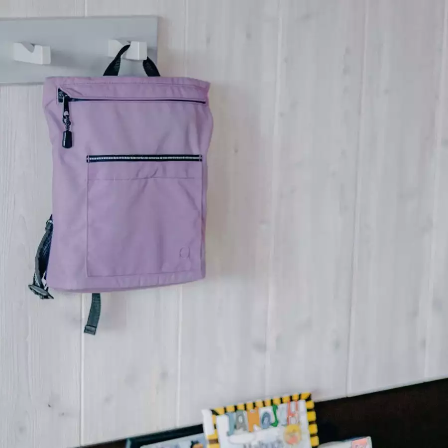 Anna und Oskar Fairer Kinderrucksack Kalle Mini Flieder