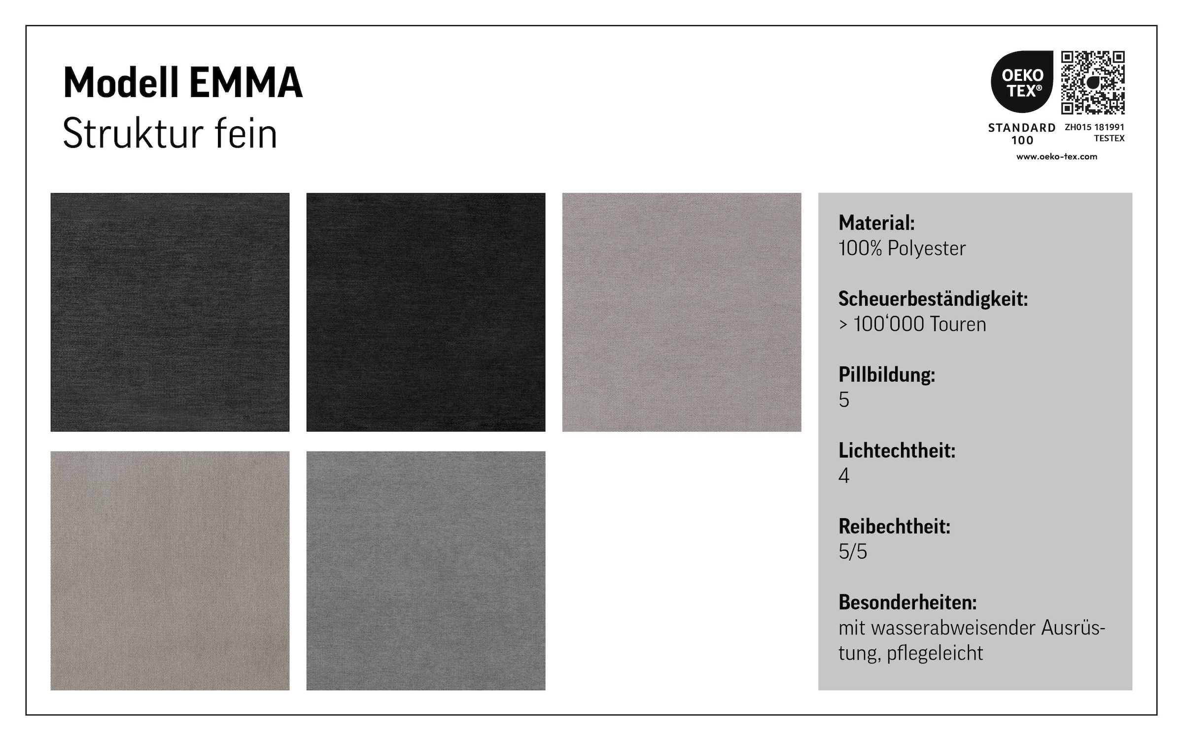 COTTA Wohnlandschaft »Emma U-Form« mit Kopfteilverstellung, wahlweise mit Bettfunktion & Bettkasten