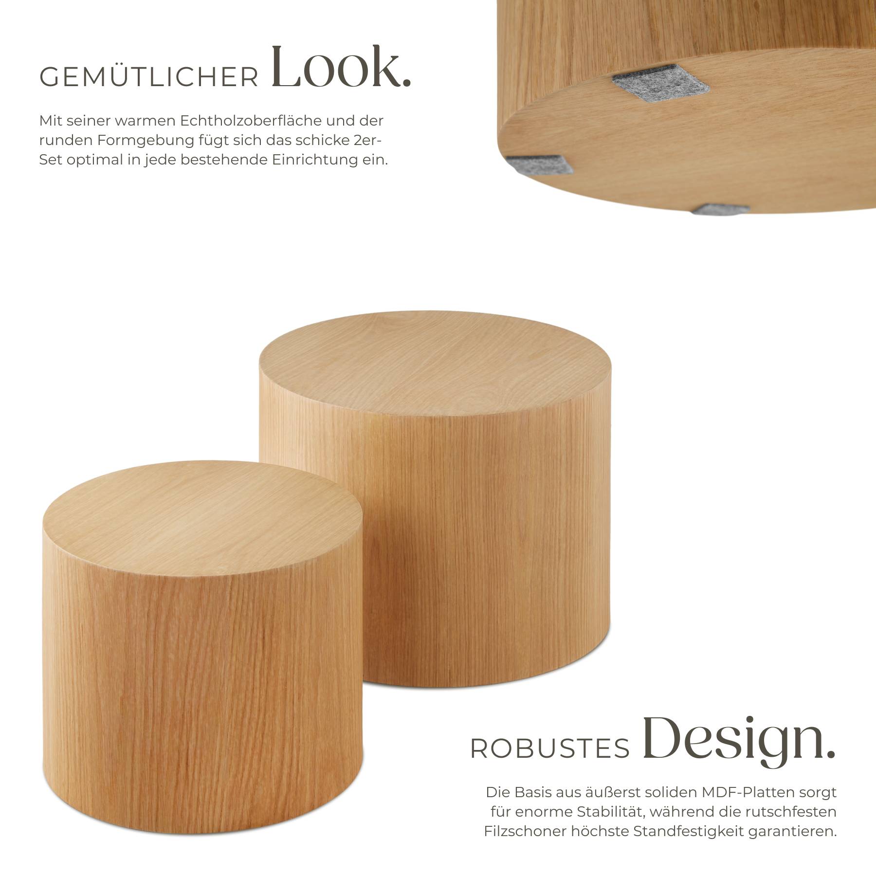 2er Set Couchtische Danny
