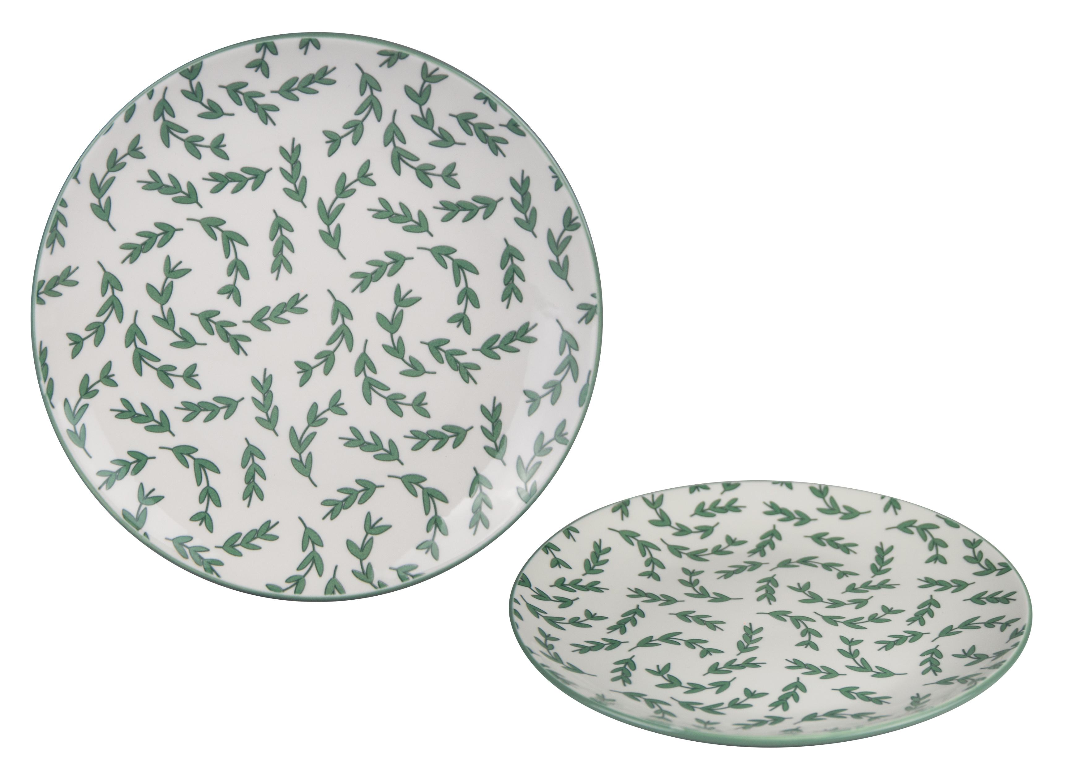 ASSIETTE A DESSERT 19CM ROSEMARY PORCELAIN