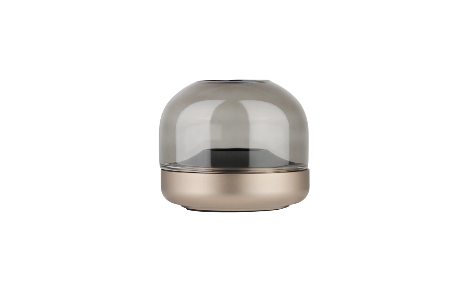 Kooduu Glow 08 wiederaufladbare Shine LED-Kerze frosted silver