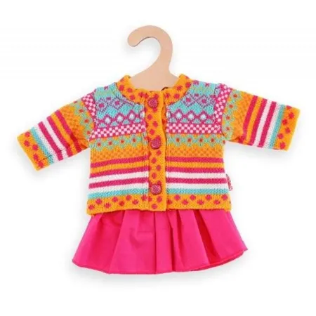 Heless Puppenkleidung Strickjacke und Röckchen Jolly in Größe 28-35cm