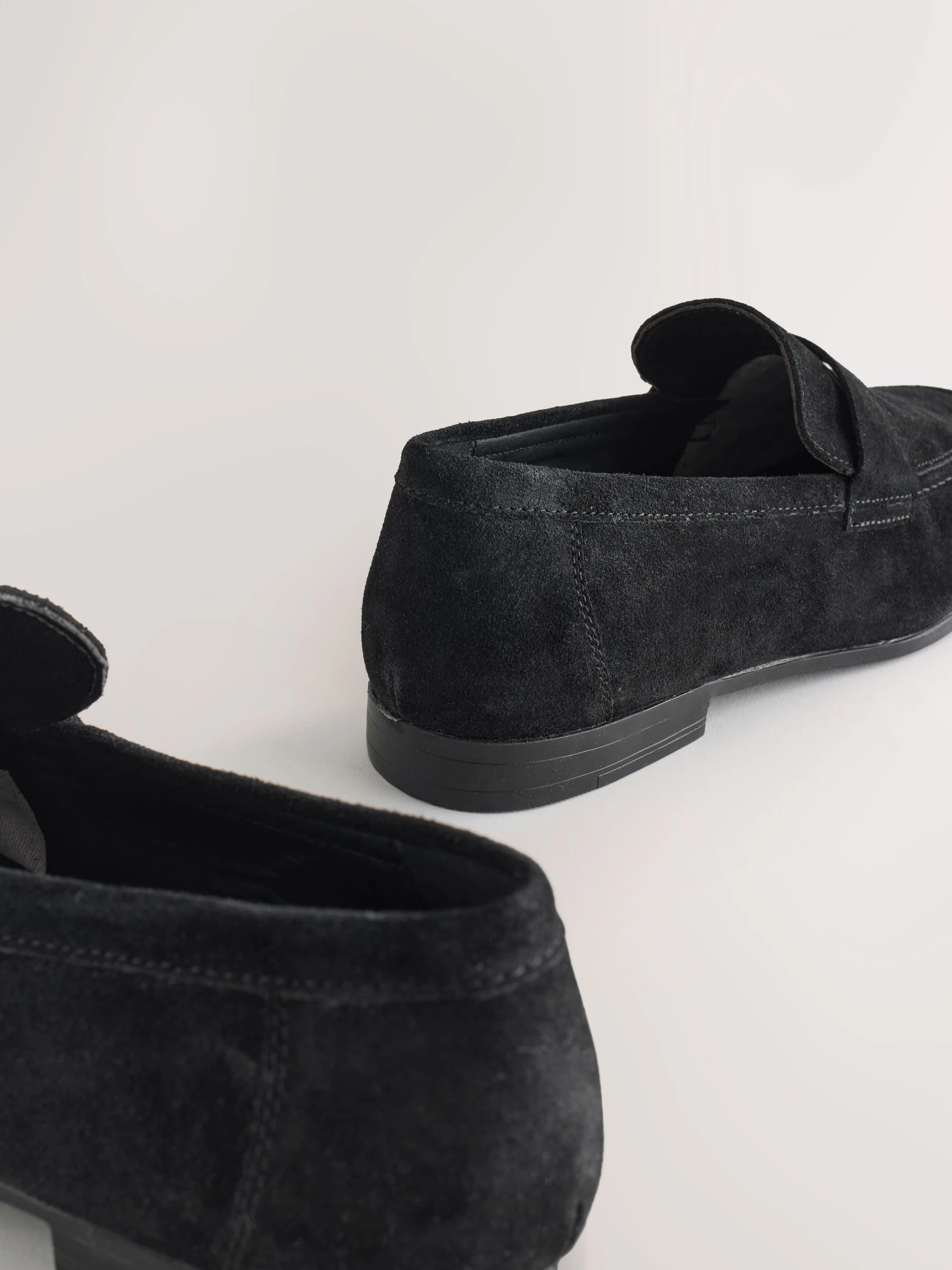 Zwart - Suède instapschoenen