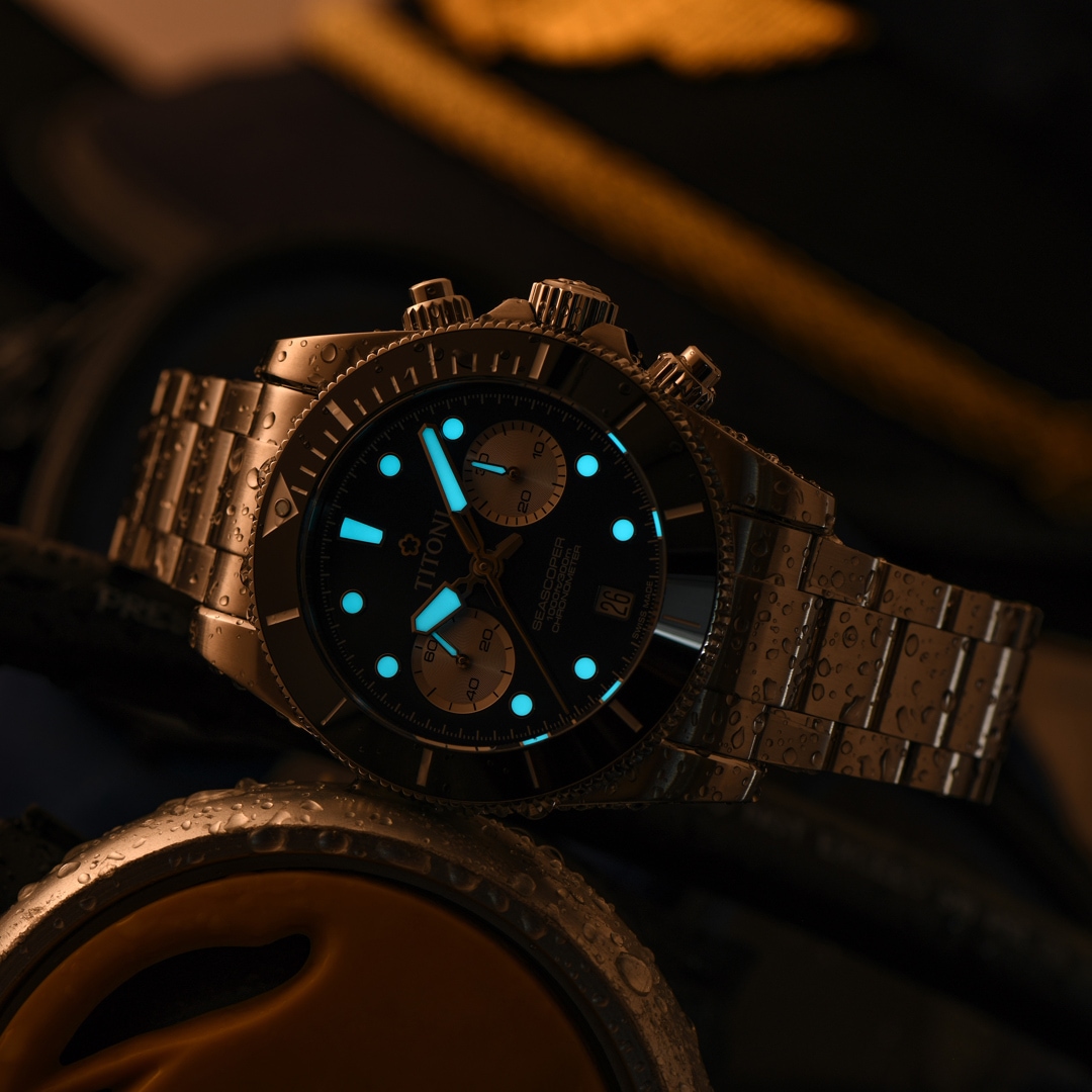 Titoni Seascoper 300 Bi-Compax Chronograph 42mm