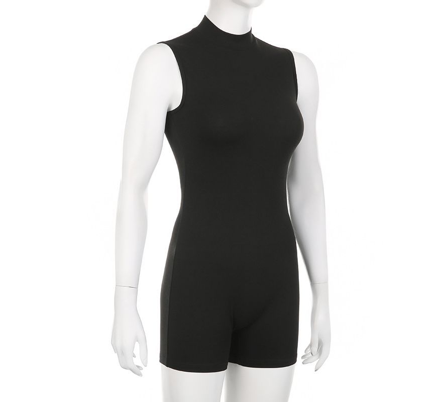 Genrovia - Mouwloze coltrui-romper