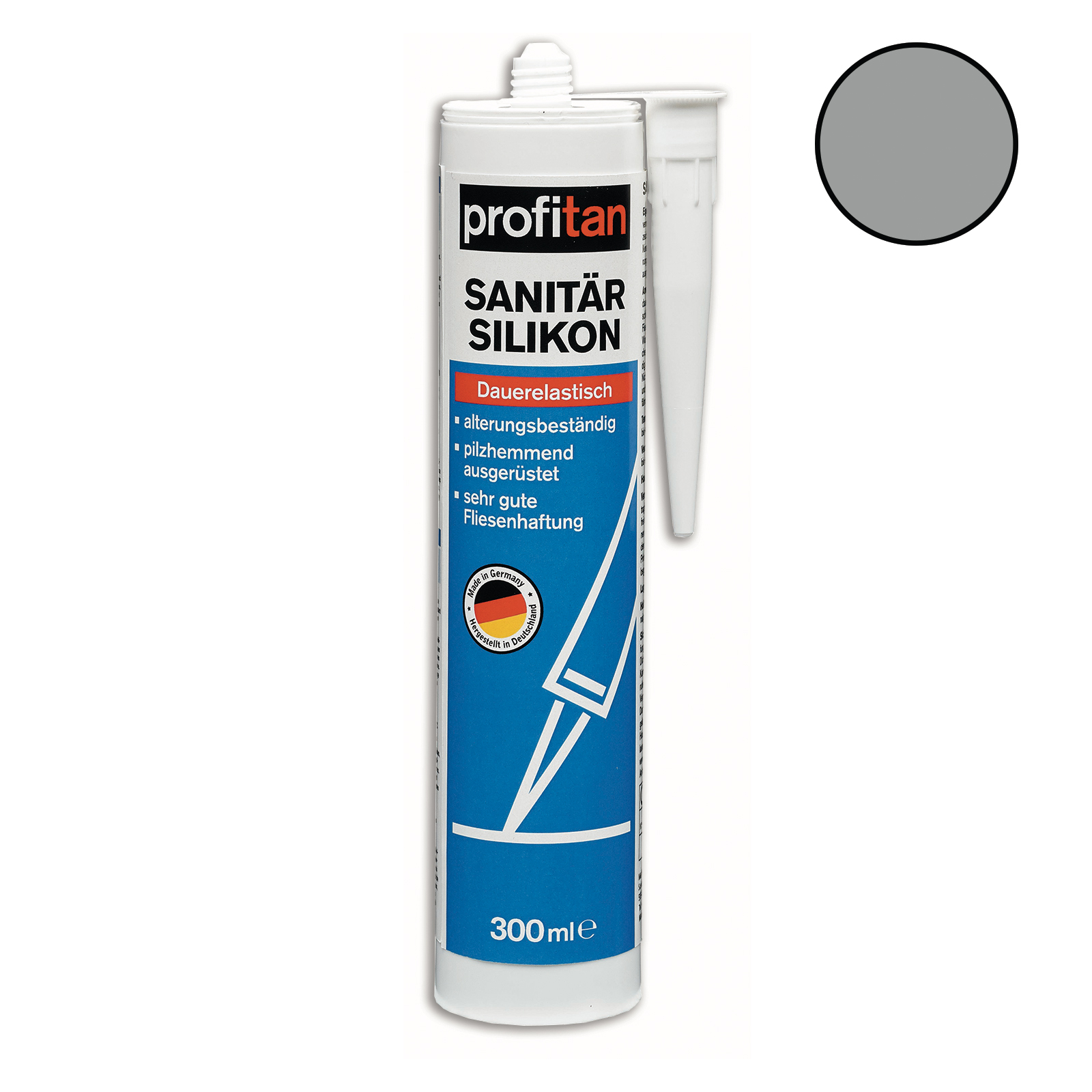 profitan Sanitär-Silikon - grau - 300 ml