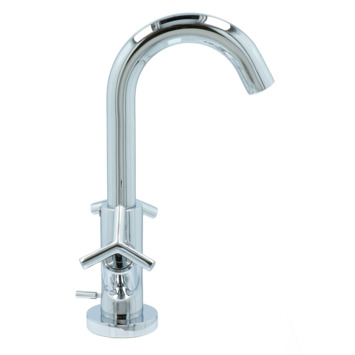 Absolut wastafelkraan Post 2-knops Chroom