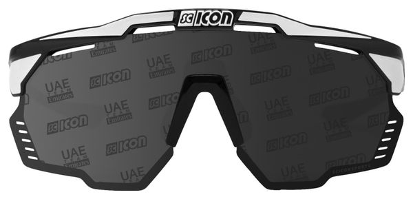 Scicon Sports Aeroshade Kunken Monogram Lunettes De Soleil De Performance Sportive (Scnpp Multimiror Silver Eau Monogramme/Boulon Blanc Brillant)