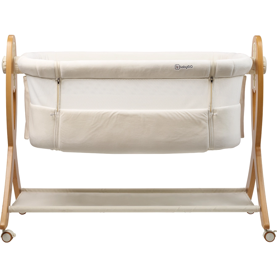 babyGO Beistellbett SidybySide creme
