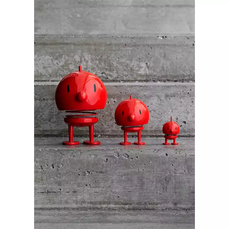 Hoptimist Dekofigur Bumble M 10,7 cm rot
