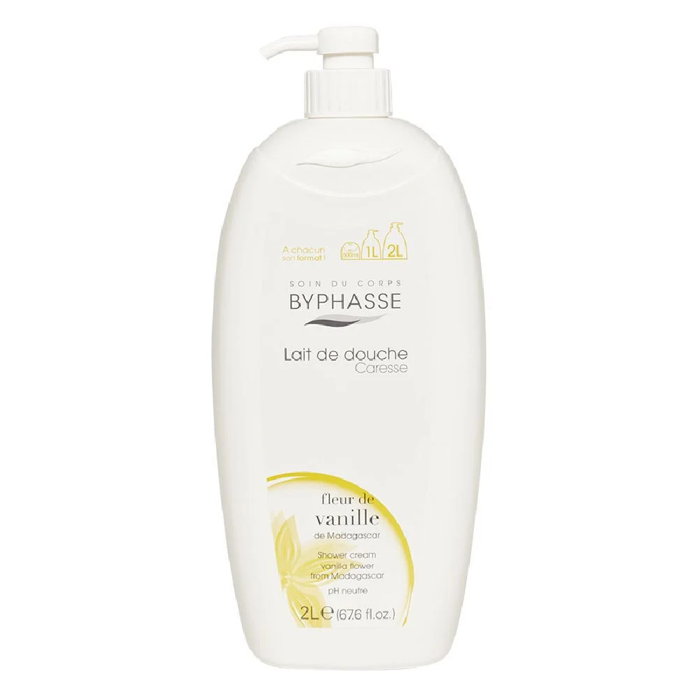 Lait de douche fleur de vanille 2L Byphasse