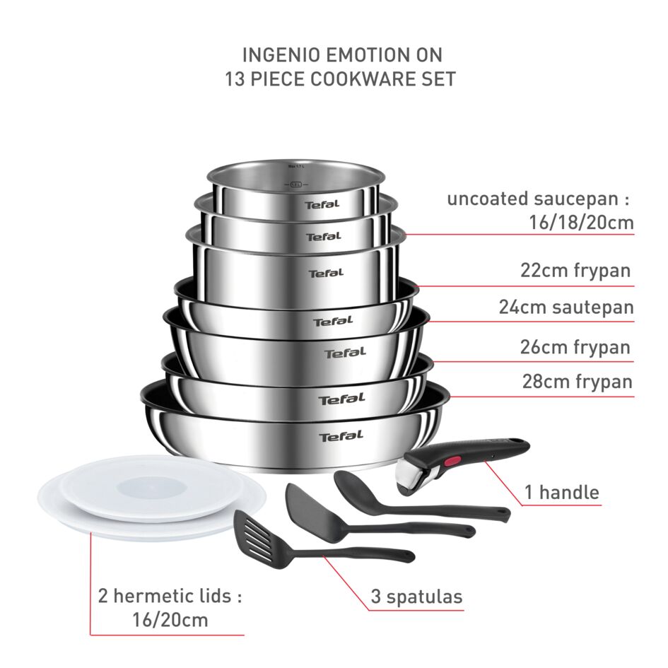 Ingenio Emotion ON 13-delige set - inductie
