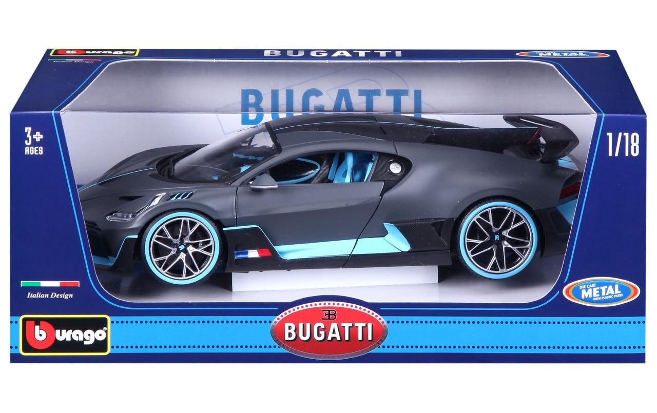 Bugatti Divo Grau 1:18Sammlermodell im Massstab 1:18