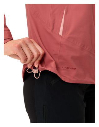 Veste Imperméable Femme Vaude Croz 3L III Rouge