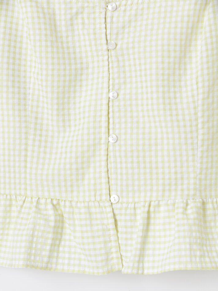 Blusa xadrez vichy - Verde