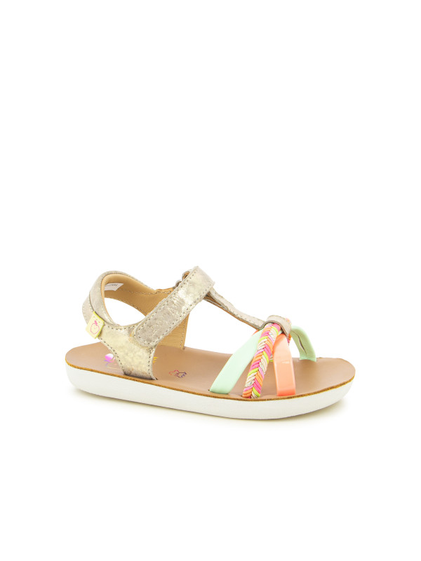 Shoo Pom - Sandales fille GOA SALOME Shine Beige
