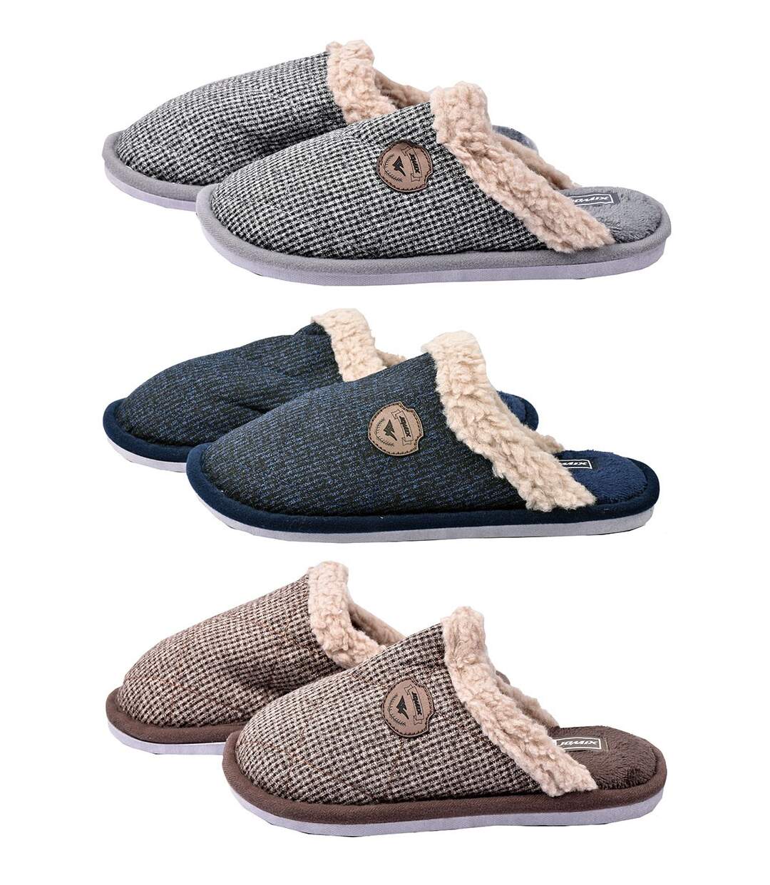 PANTOUFLE Homme PREMIUM MU7130 CHOCO