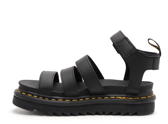Dr martens nu pieds plats femme blaire noir