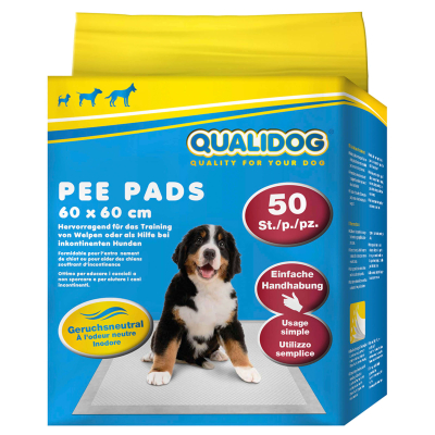 QUALIDOG Puppy Pee Pads geruchslos 50Stk. 60x60cm