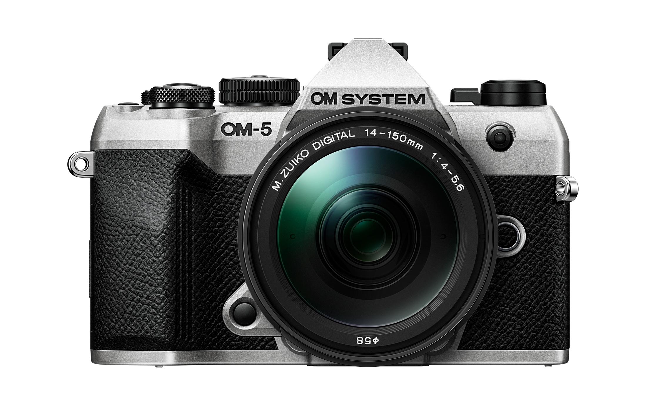 Fotokamera OM-5 II M.Zuiko Digital 14-150mm Kit Silber<br>Ultrakompakte, leichte spiegellose Kamera mit Objektiv