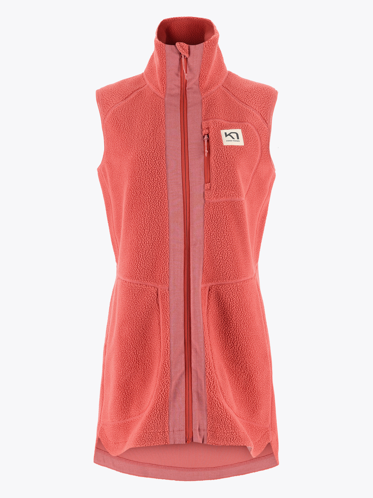 Sanne Fleece Vest Long
