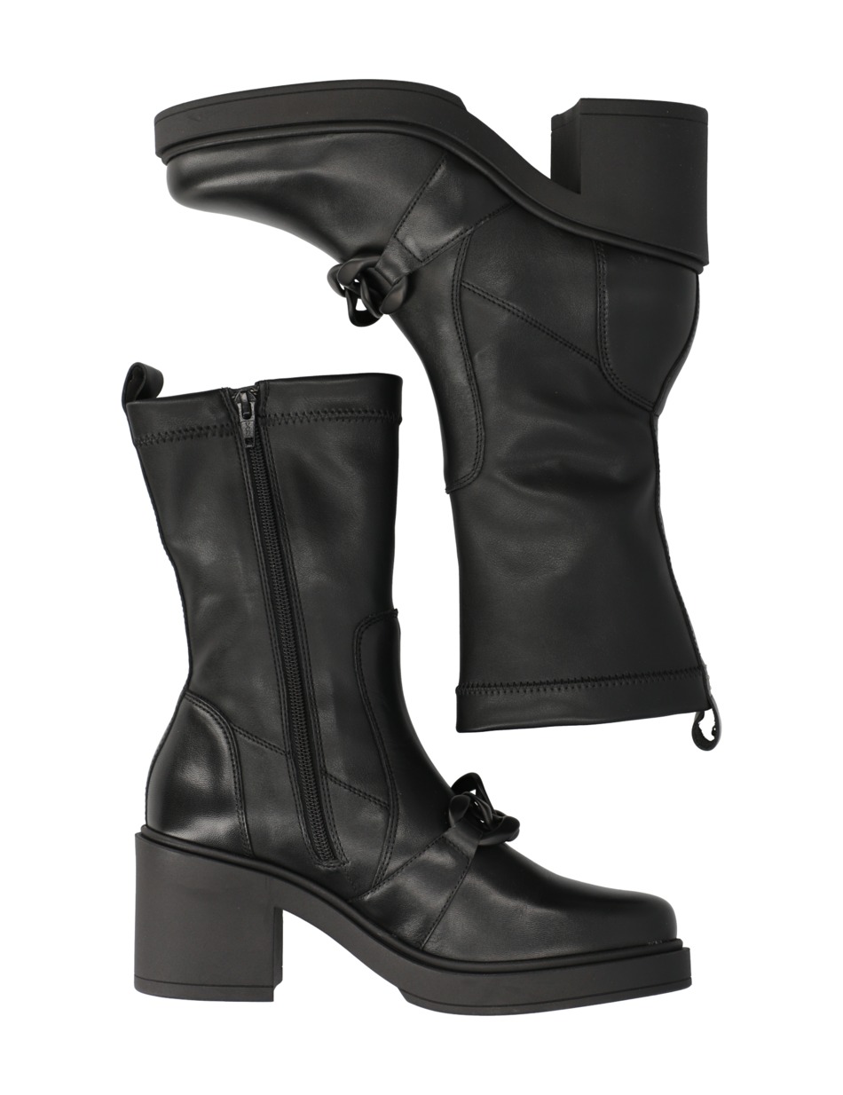 Glattleder Stiefelette