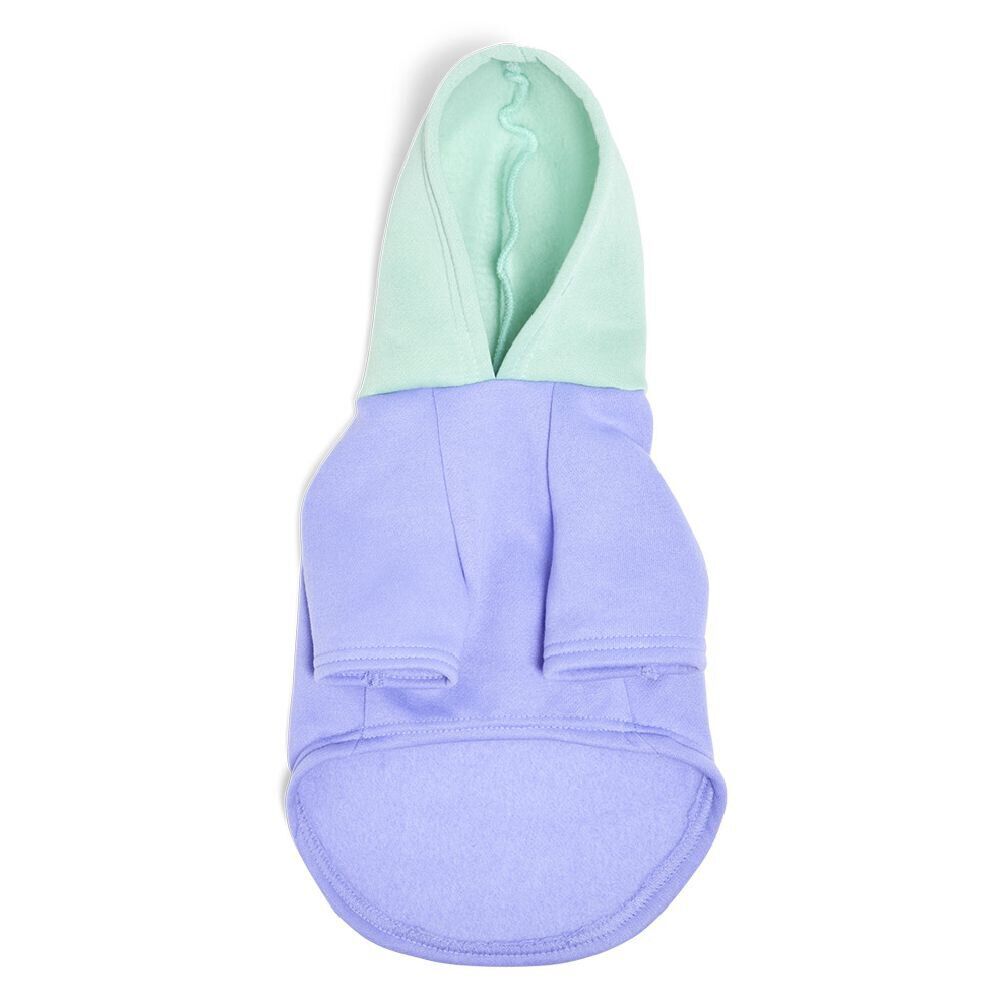 Sweat à capuche pour chien violet - Taille S