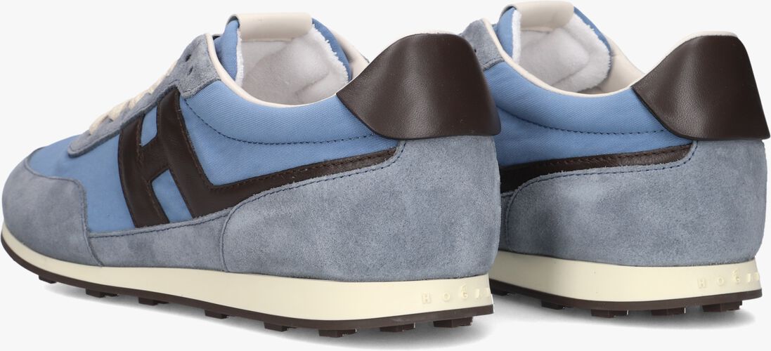 blauwe hogan lage sneakers h699 allacciato h