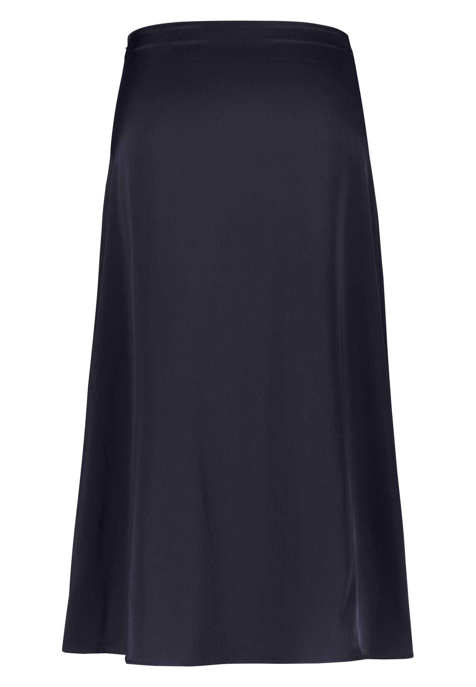 zero| Damen Midirock Satin