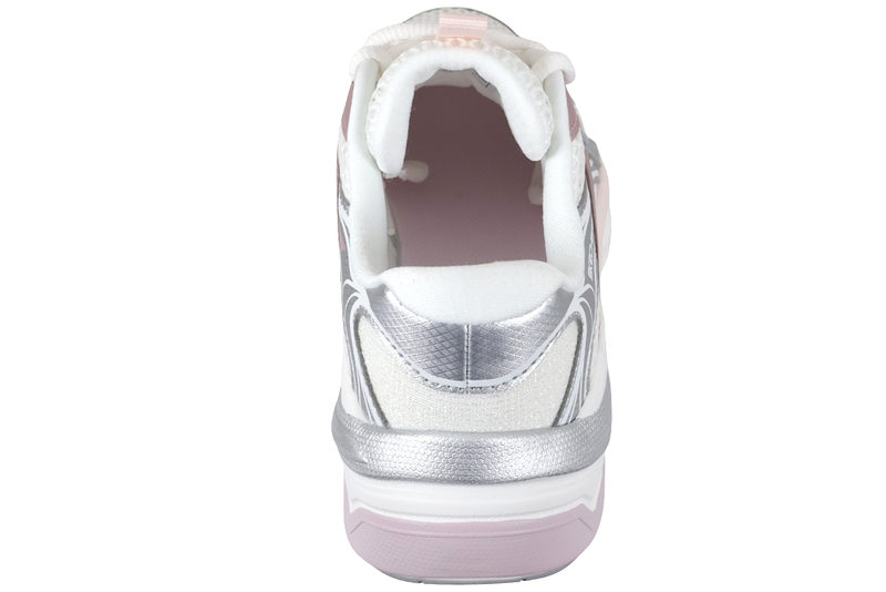 SKECHERS S2K WHITE PINK SILVER SNEAKER