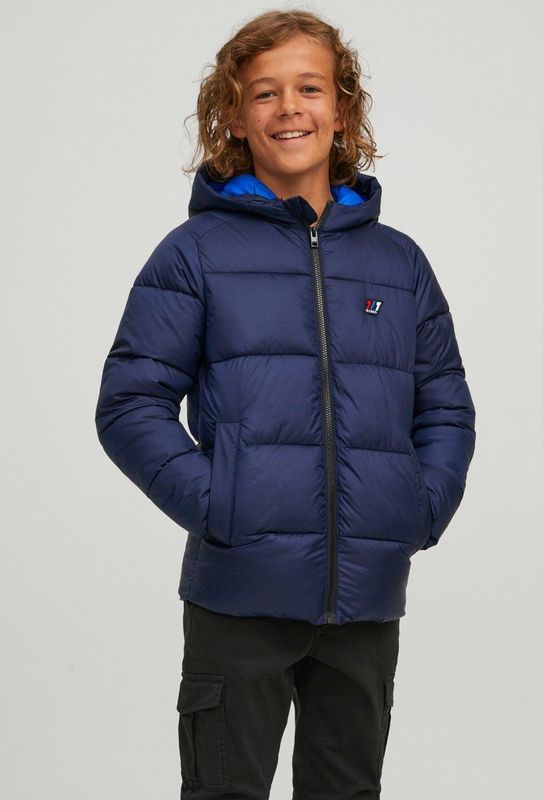 JACK&JONES JUNIOR JORSLOPE PUFFER JACKET JNR Heren Jas - Maat 128