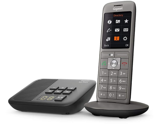 GIGASET - Téléphone sans fil CL660A gris - Solo Répondeur