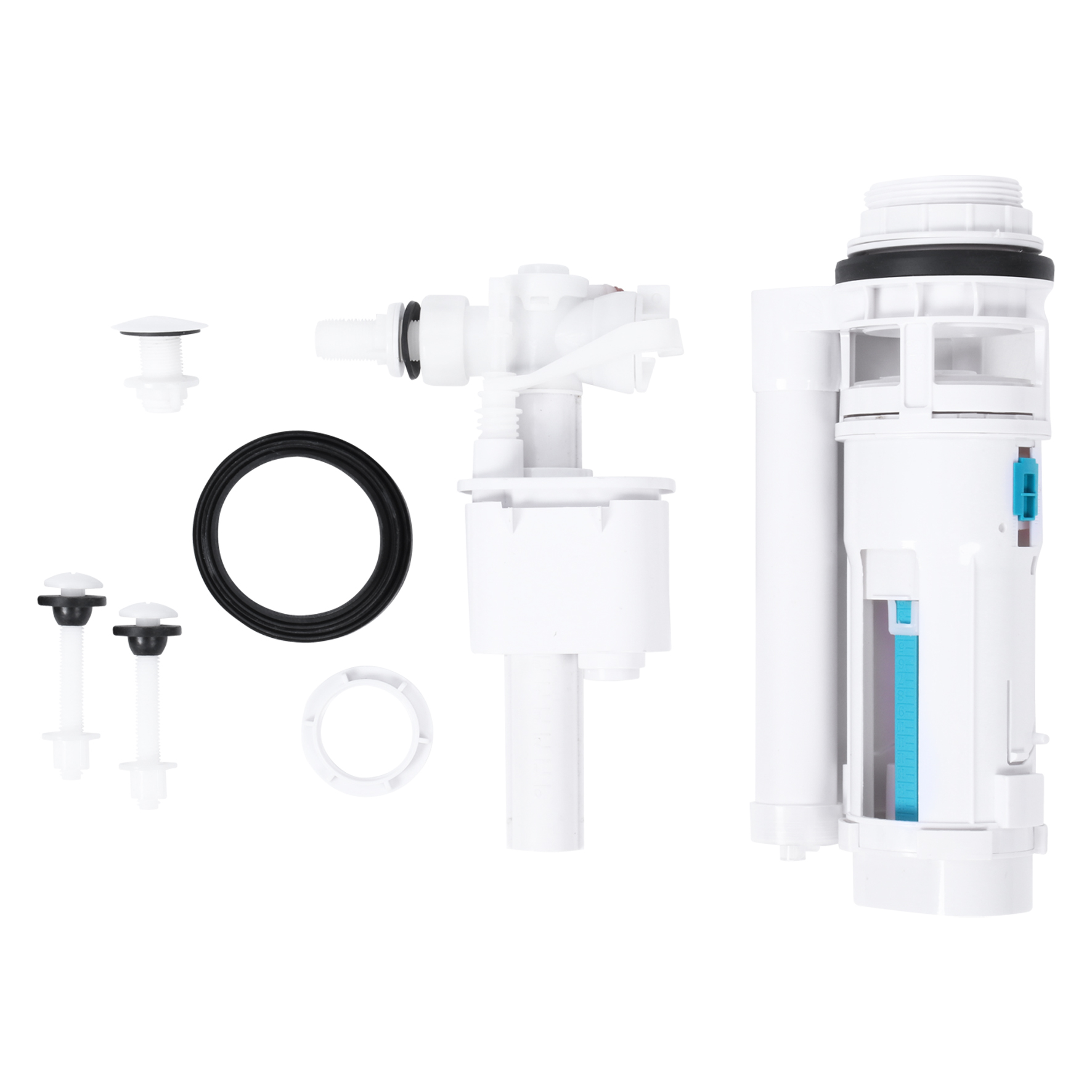 Differnz staand toilet duoblok PK wit