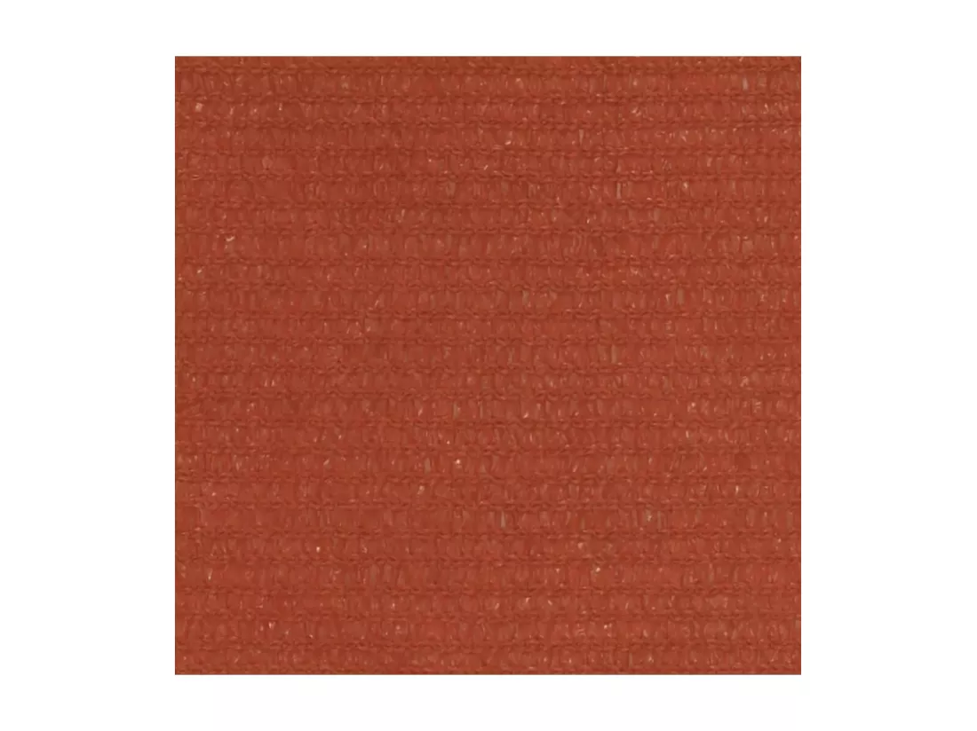 Voile d'ombrage 160 g/m² Terre cuite 2,5x5 m PEHD