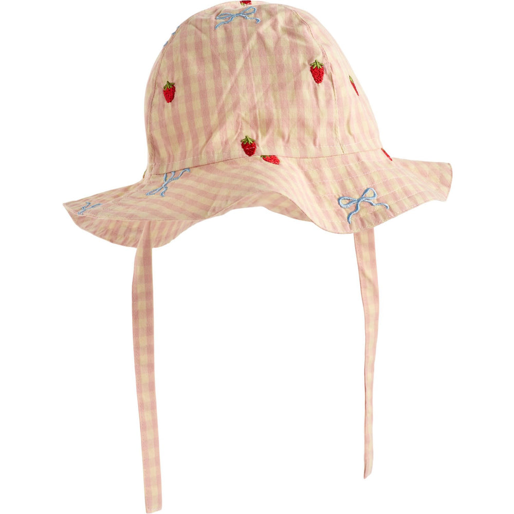 Køb Flöss Berry/bow Gingham Dolly Sløjfe Solhat