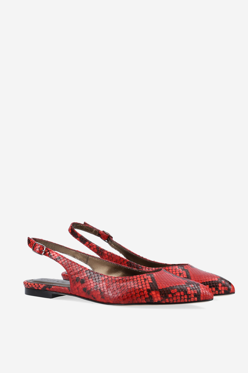July leather slingbacks