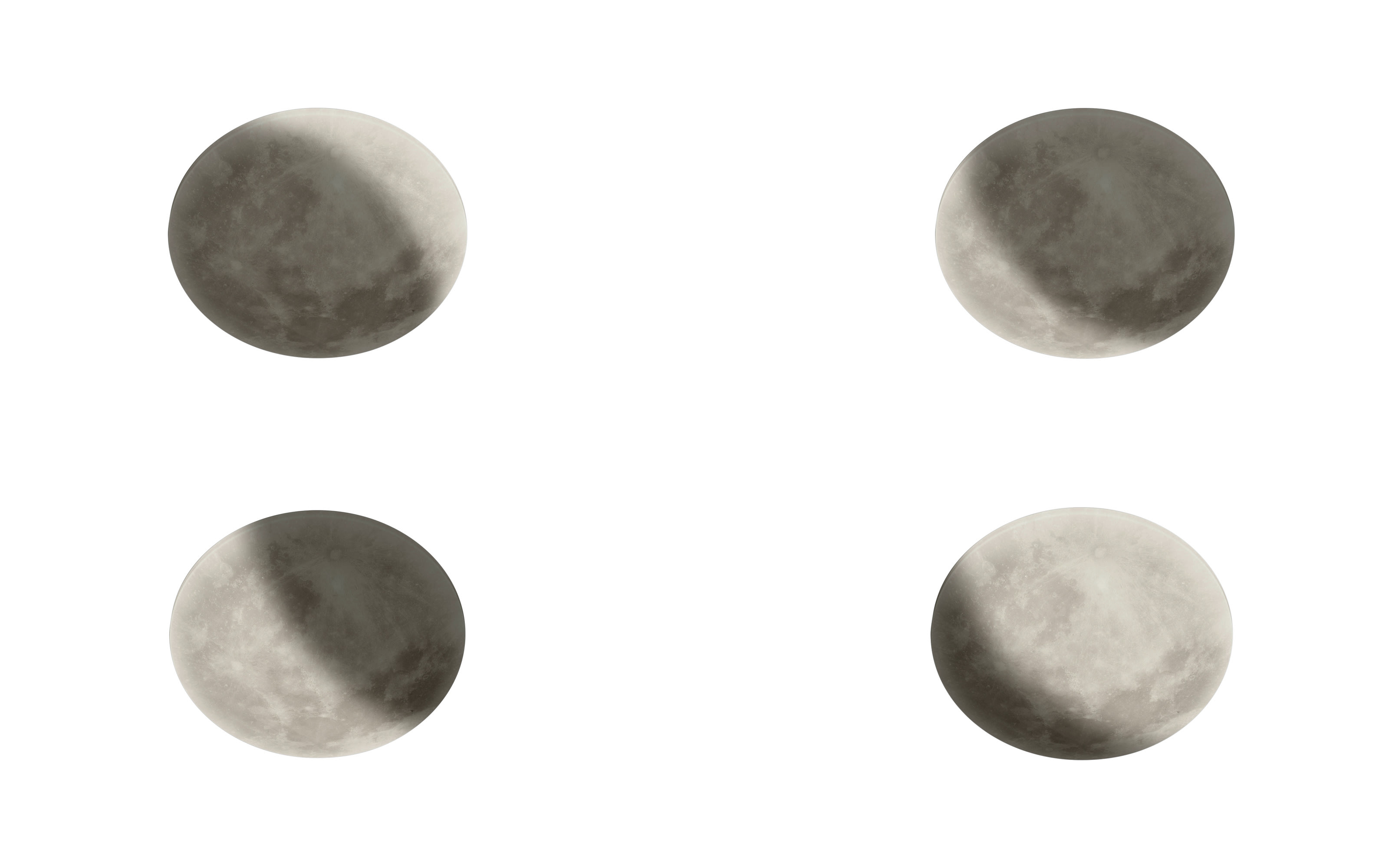 LED-Deckenleuchte Lunar, weiß, 40 cm
